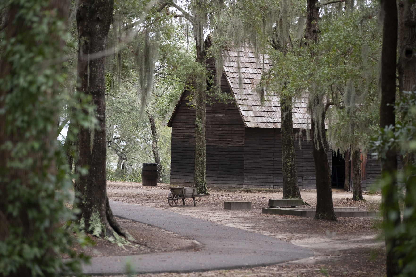 Charles Towne Landing path to house